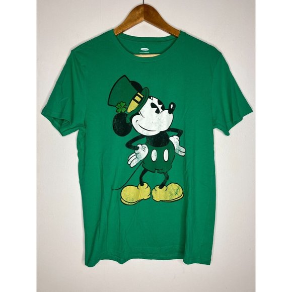 M & M Other - Old Navy Mickey Mouse St Patricks Day Men's Medium Green T-Shirt